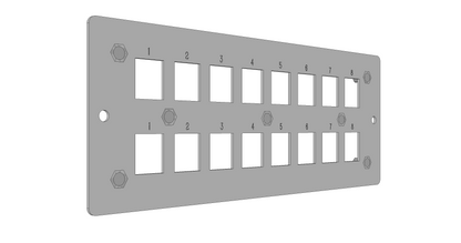 AnyPort | RTS20 | 16-Port Keystone Panel