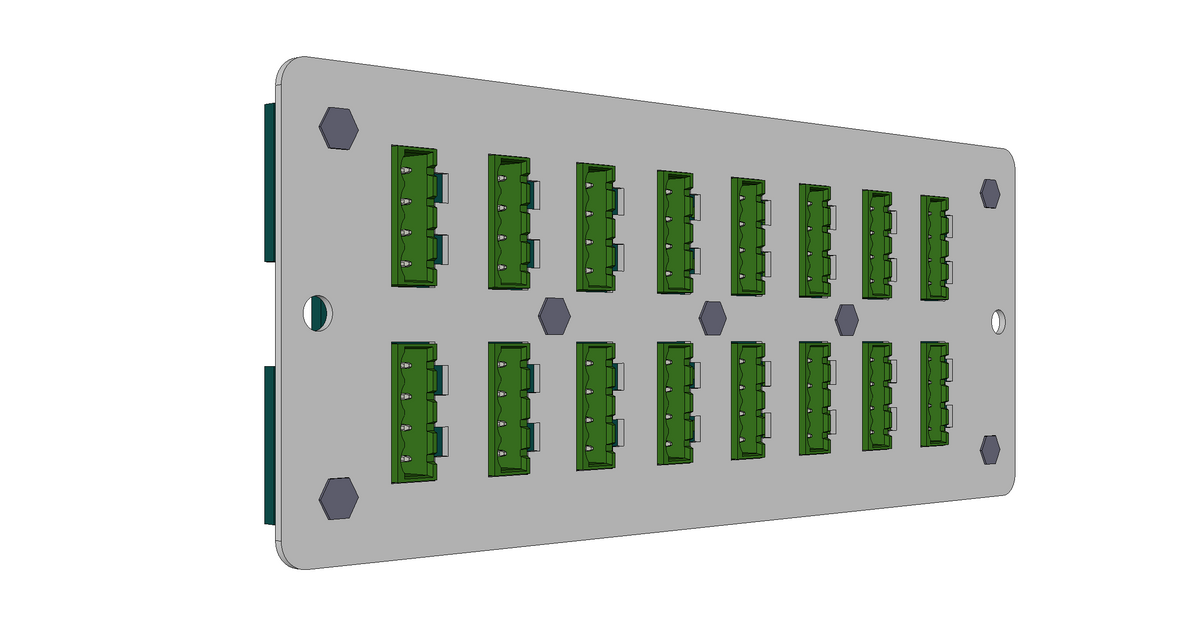AnyPort | RTS20 | 16-Port 4-Position Termination Panel