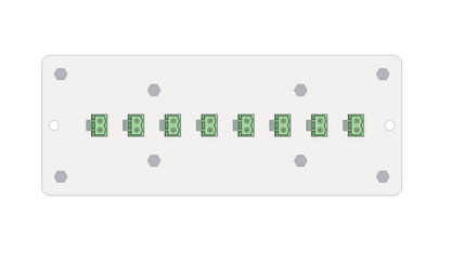 AnyPort | RTS20 | 8-Port 2-Position Termination Panel
