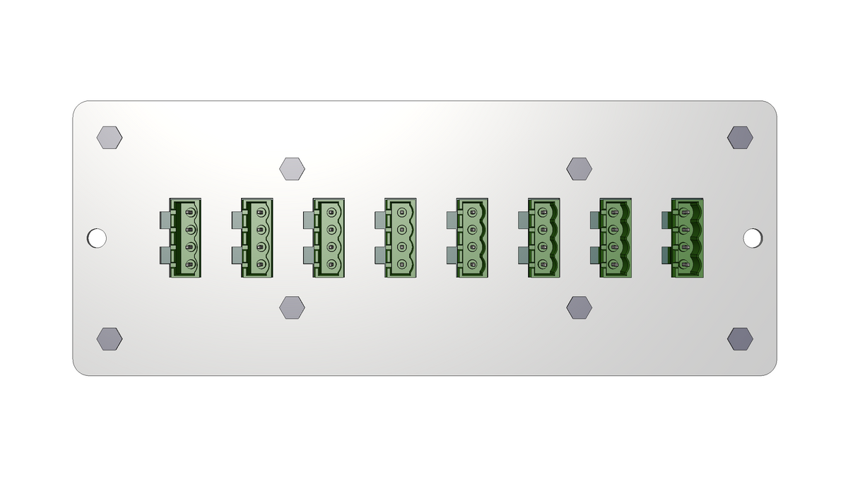 AnyPort | RTS20 | 8-Port 4-Position Termination Panel