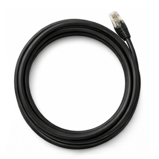 Cat6 RJ45 (8P8C) 23 AWG UTP Ethernet cable Black 6"