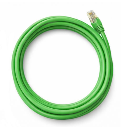 Cat6 RJ45 (8P8C) 23 AWG UTP Ethernet cable Green 6"