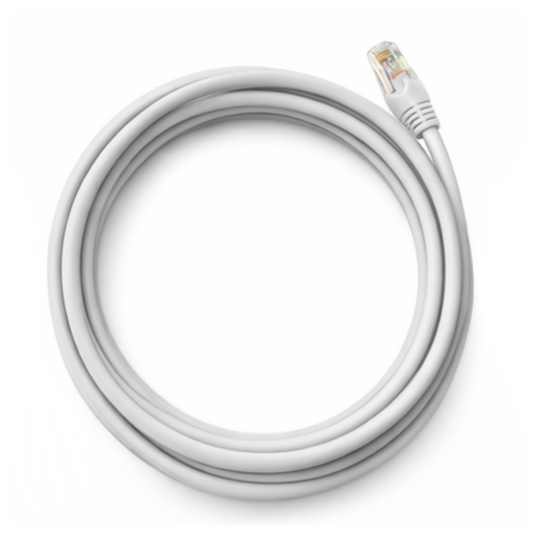 Cat6 RJ45 (8P8C) 23 AWG UTP Ethernet cable White 6"