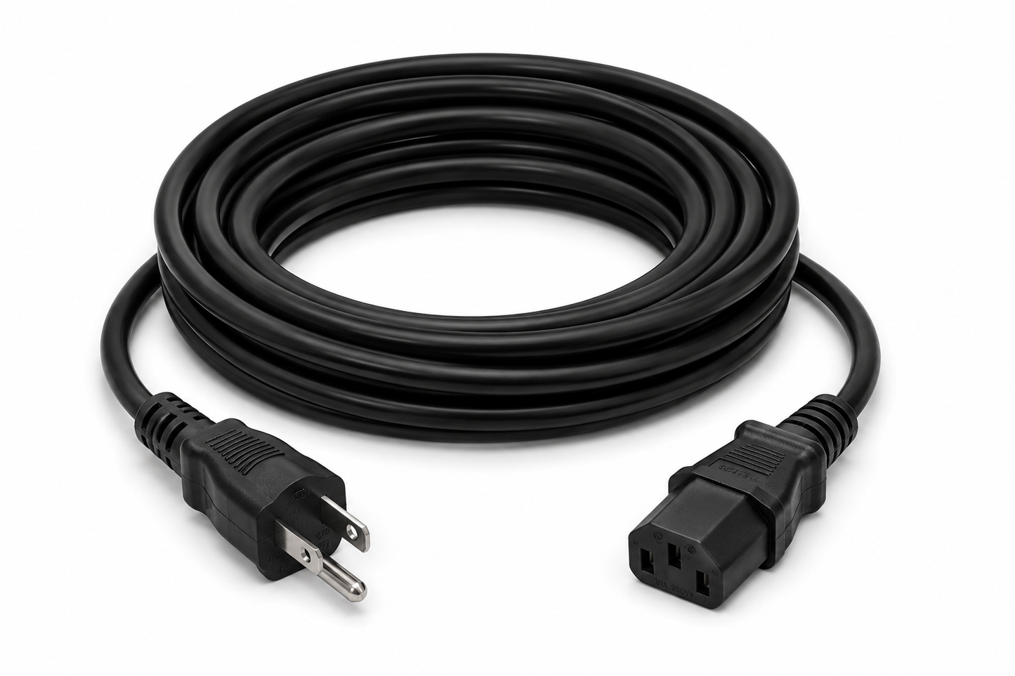 NEMA 1-15P to IEC C7 Power Cord